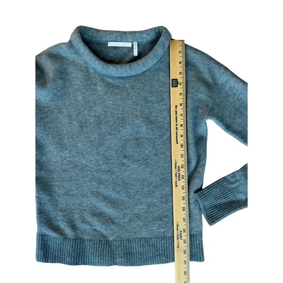 Helmut Lang Sweater Womens sz S Padded Neck Pullover Wool Blend Light Blue $345 - Picture 12 of 12